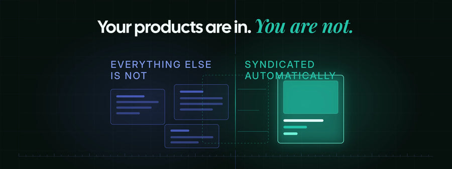 Shopify syndicates a store's product catalog to ChatGPT automatically, but not what the business does, its services, policies or contact details.
