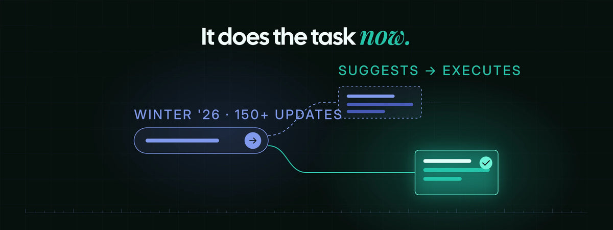 Shopify Sidekick now completes admin tasks rather than only recommending them, after more than 150 AI updates in the Winter '26 edition.