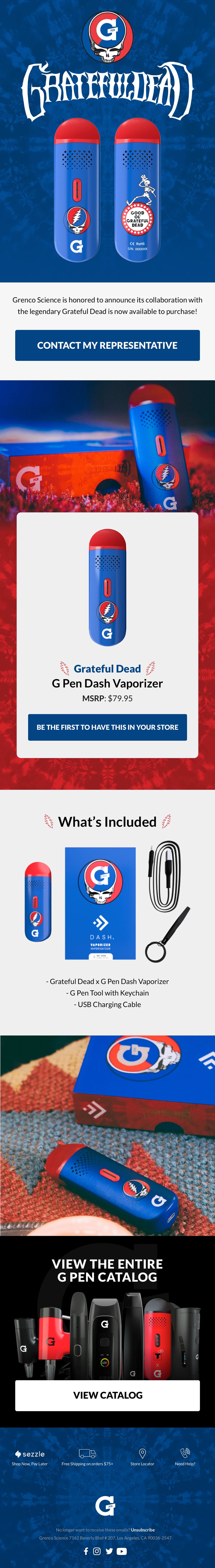 Email design example