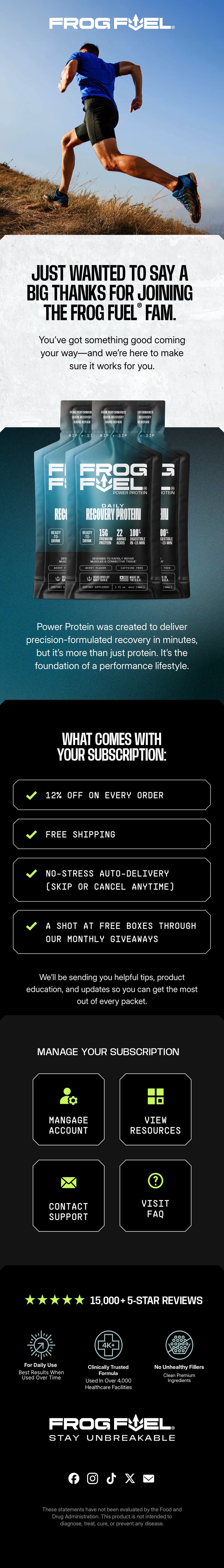 Frog Fuel lifecycle email 4