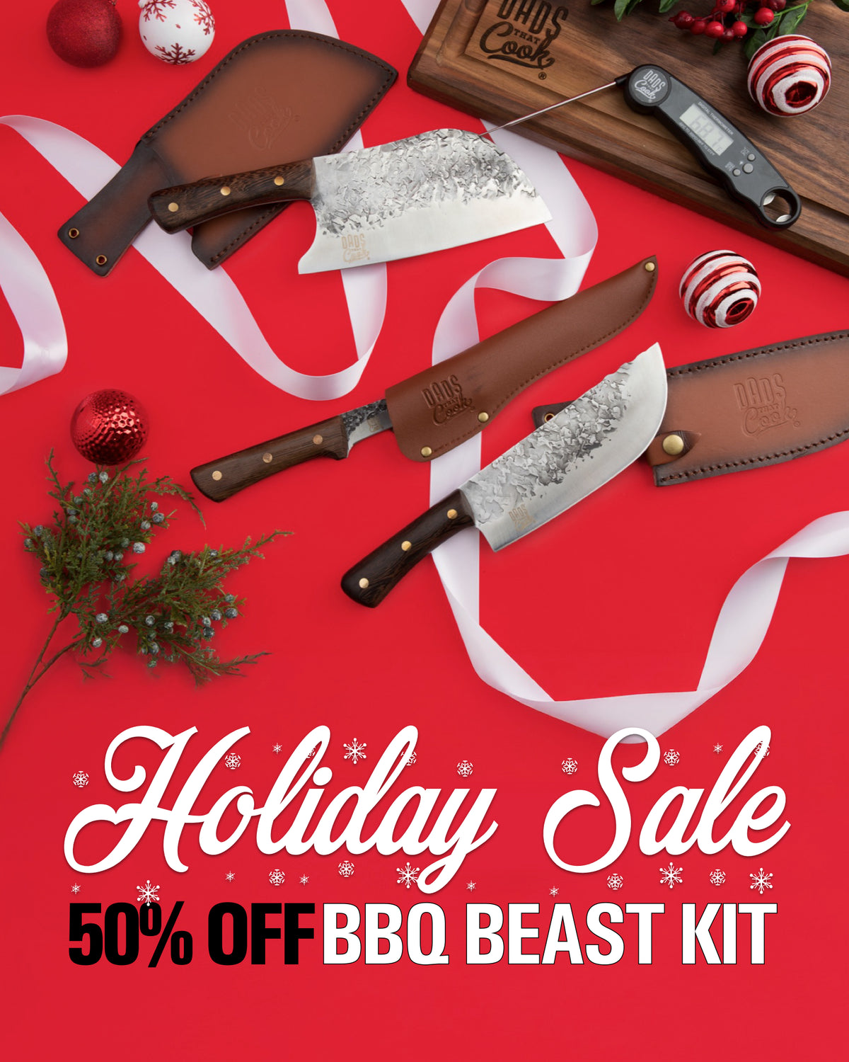 Holiday flash sale paid social ad creative by Ultra Marketing Group