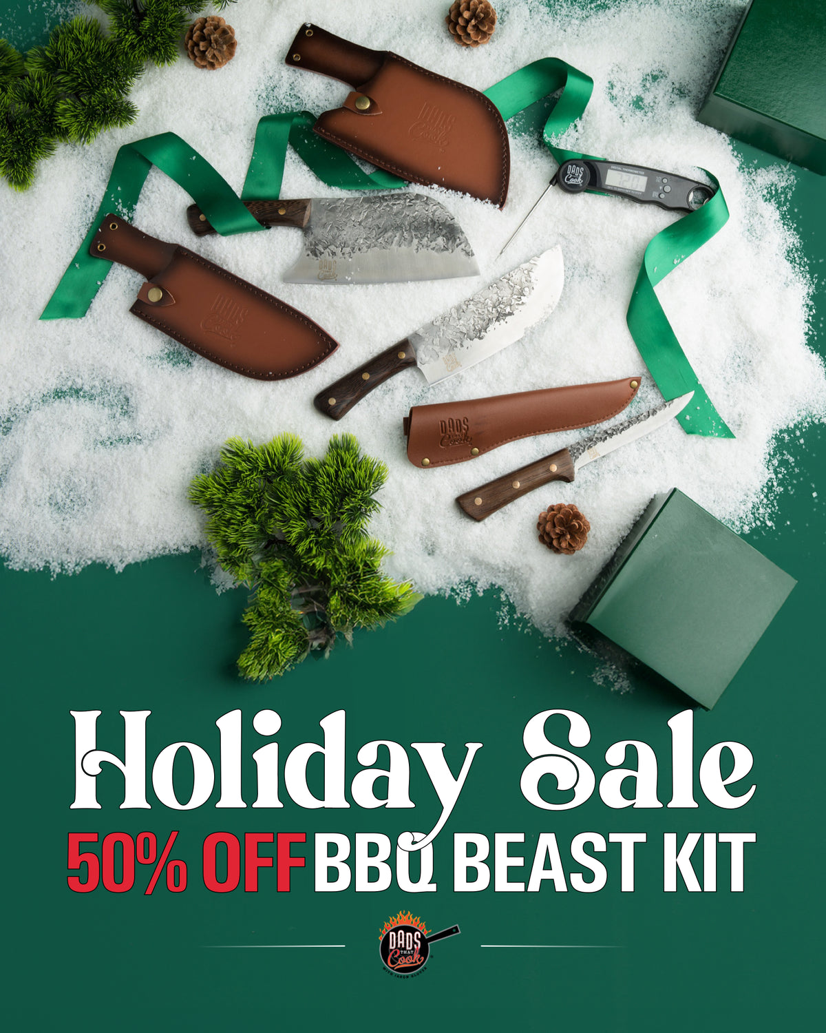 Holiday flash sale paid social ad creative, second concept, by Ultra Marketing Group